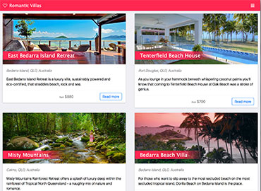 a collection of top honeymoon destinations portal